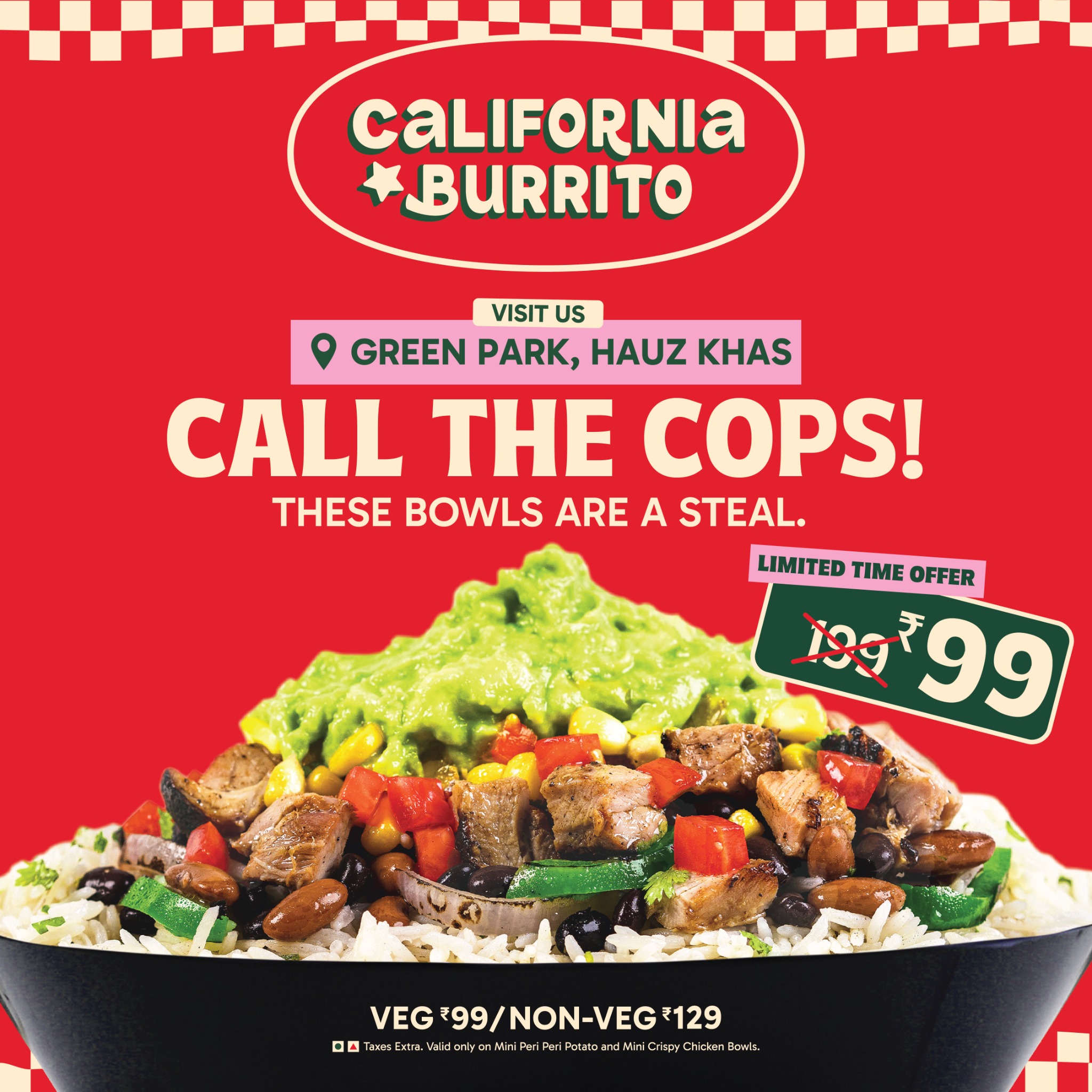California Burrito Facebook ad