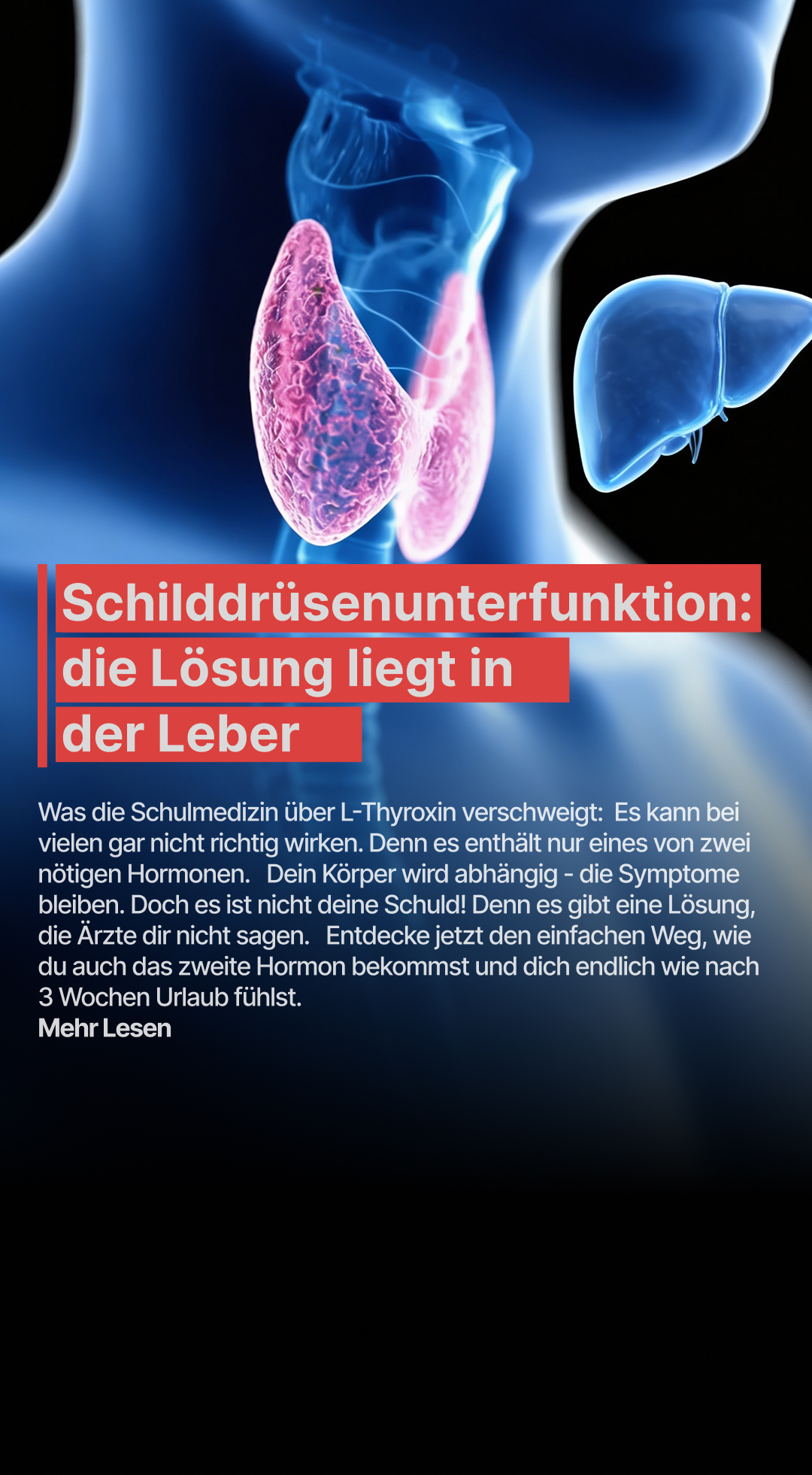 Mission Schilddrüse Facebook ad
