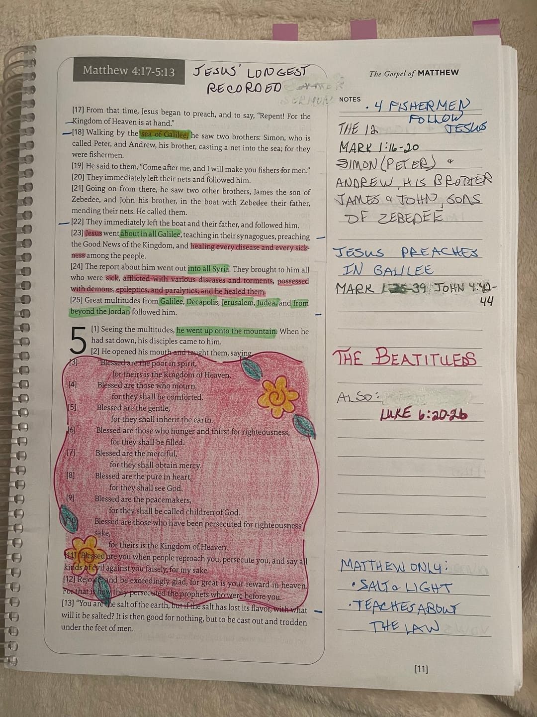 Spiral Bible Customers Facebook ad: Spiral Bible - The Bible for Notetakers