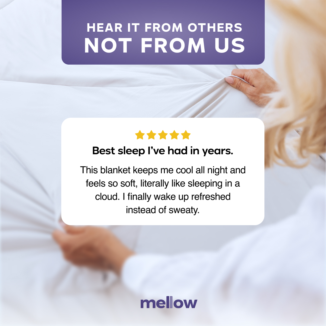 Mellow Comforters Facebook ad
