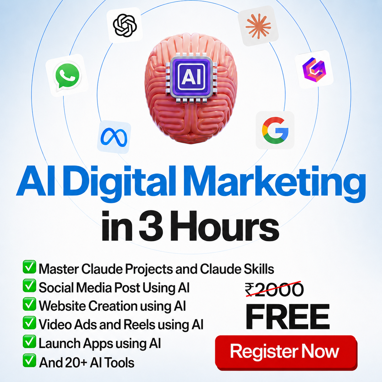 Navin Parmar Facebook ad: 10x Faster Digital Growth - Free Workshop