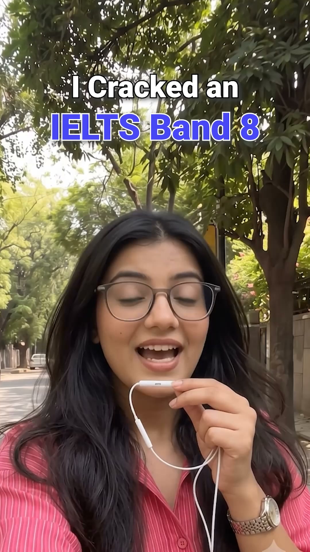 Leap IELTS Facebook ad: Score Band 8 Faster