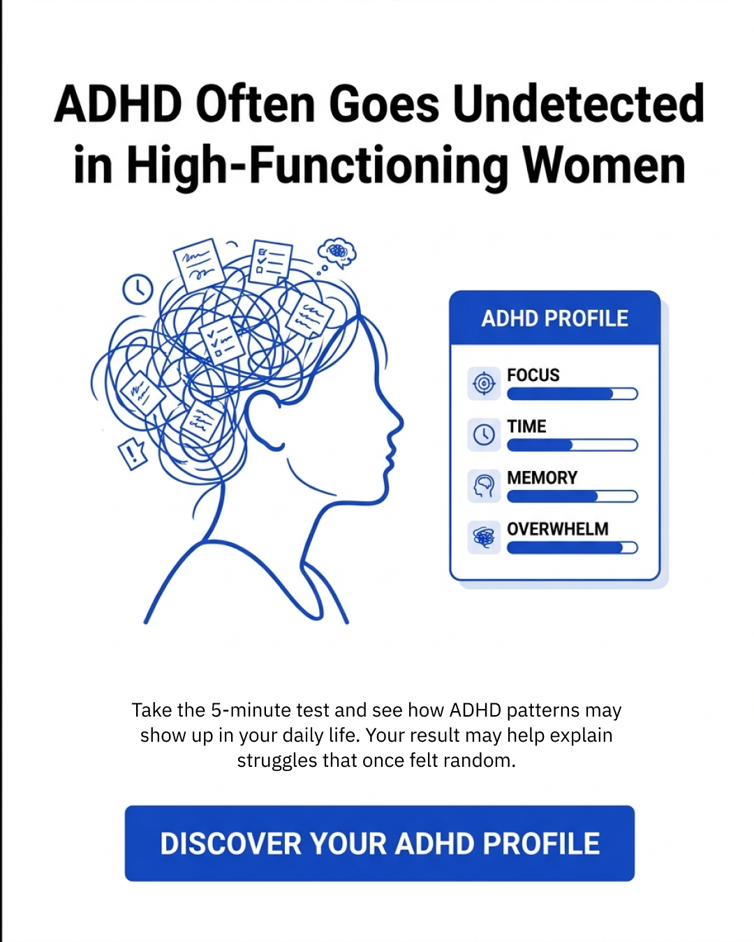 ADHD Clarity Test Facebook ad