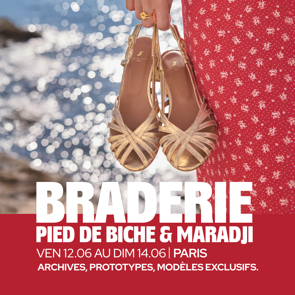 Pied de Biche Facebook ad: Braderie Pied de Biche & Maradji 2026