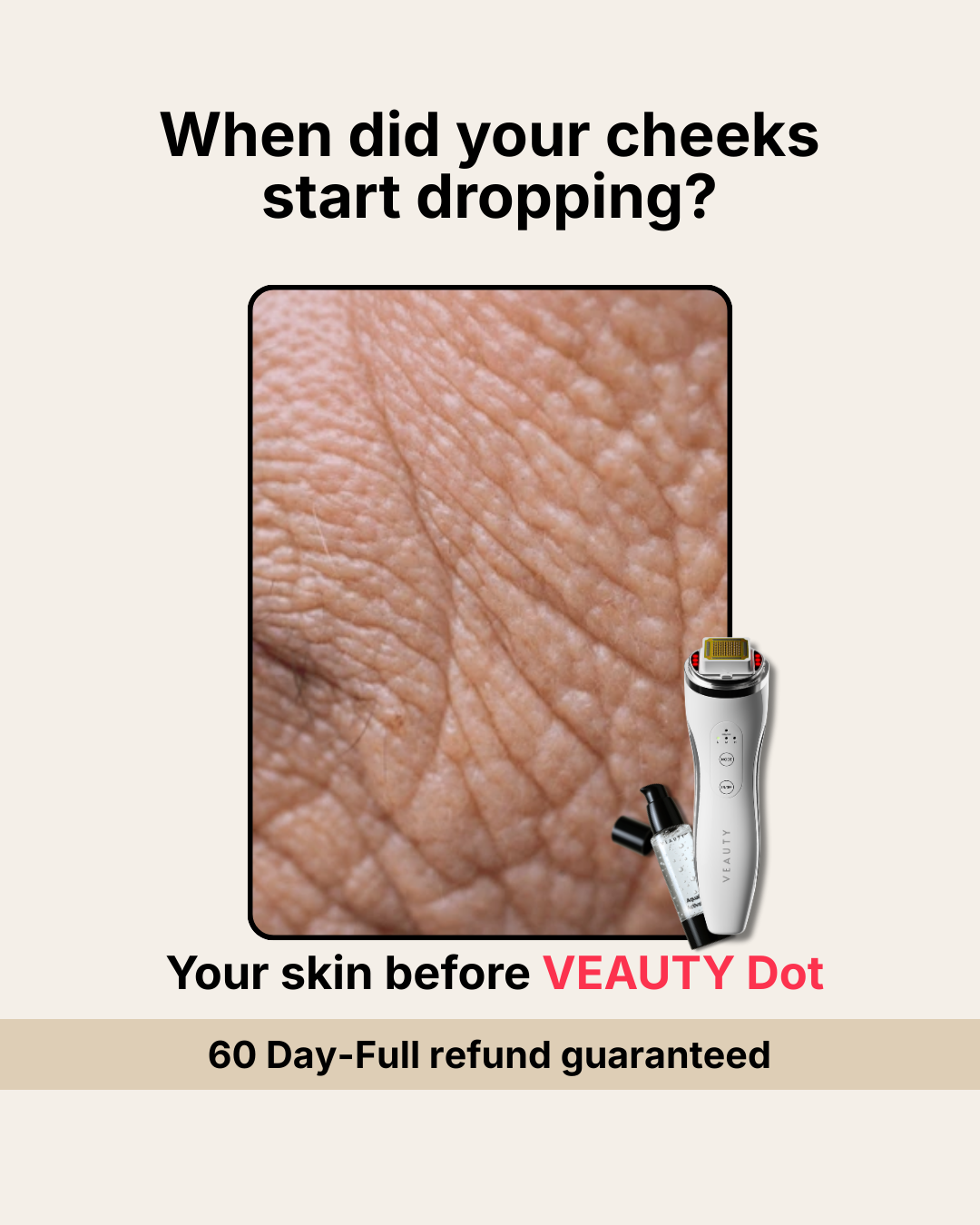 Veauty Facebook ad