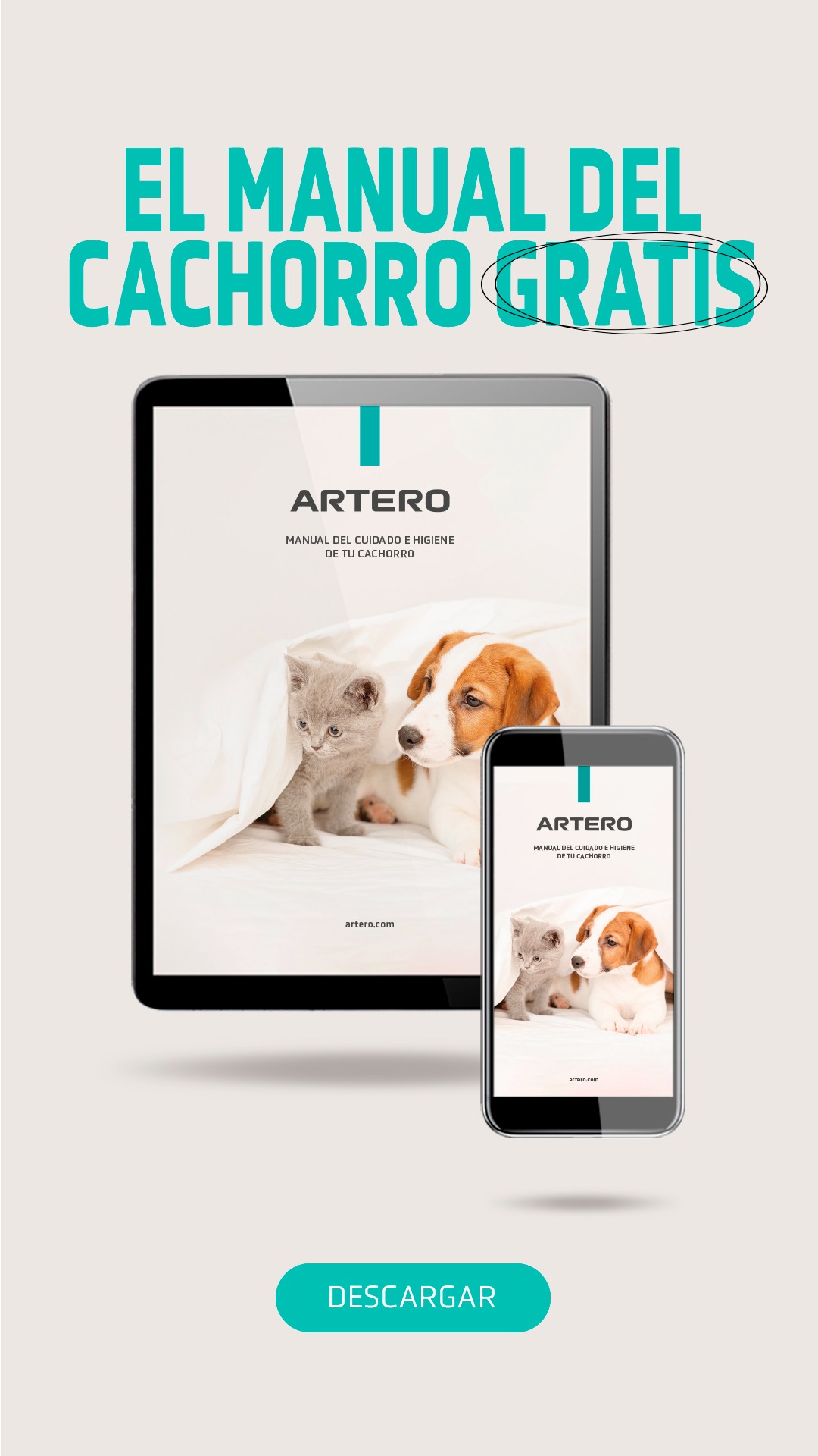 Artero Pet Care Facebook ad from Jul 8, 2024