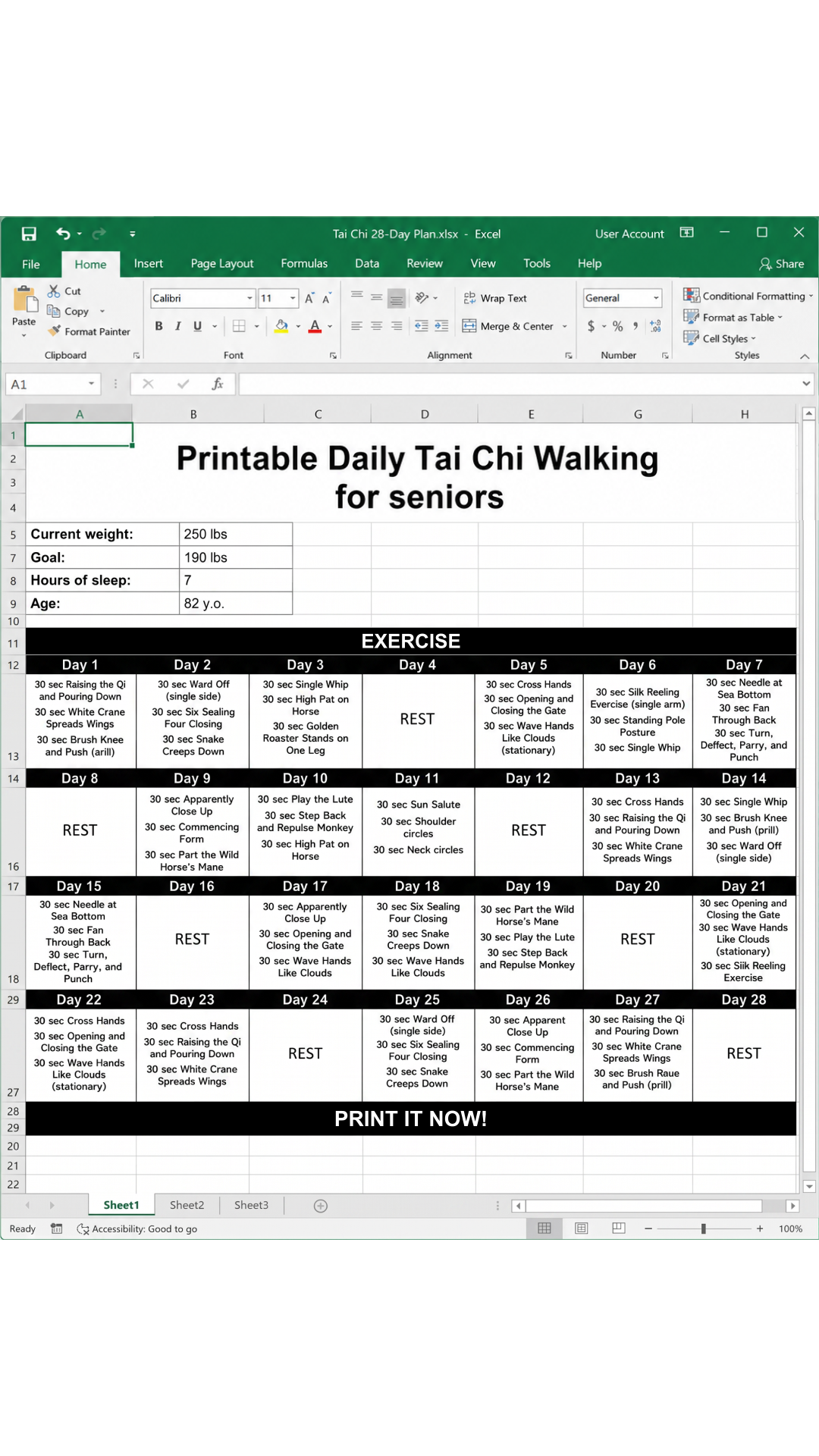 Мy 28 Day Challenge Facebook ad