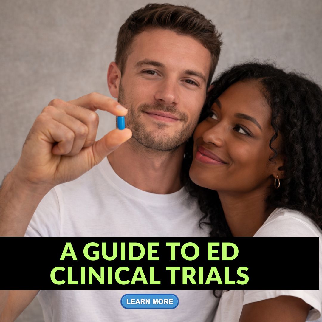 Near Health Facebook ad: ED Clinical Trials Guide