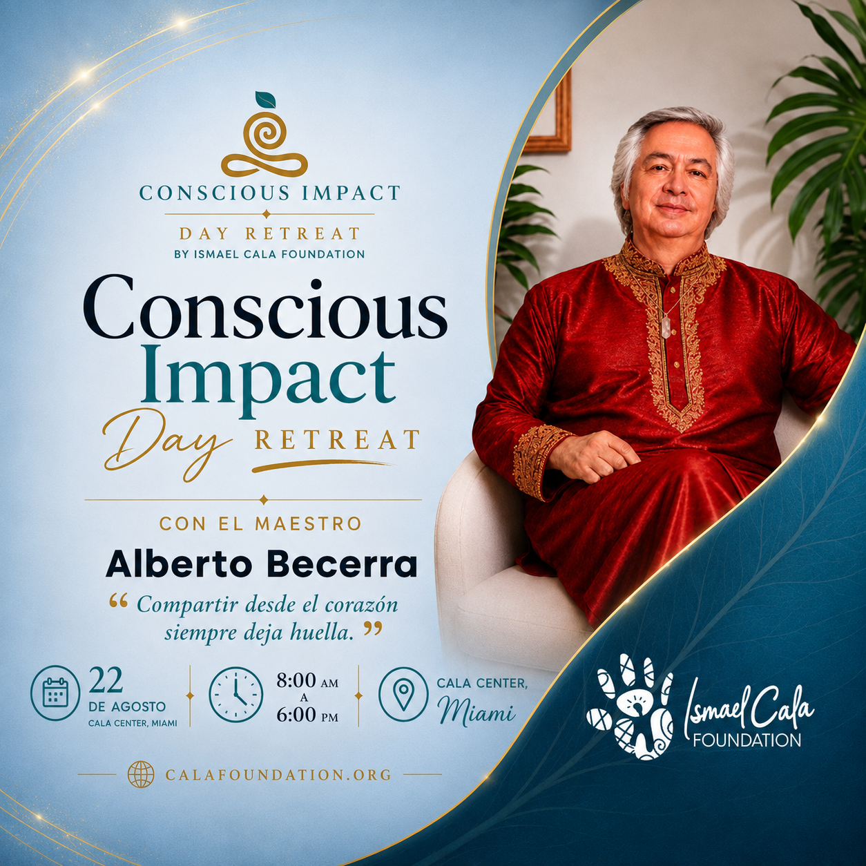 Ismael Cala Foundation Facebook ad from Jun 12, 2026