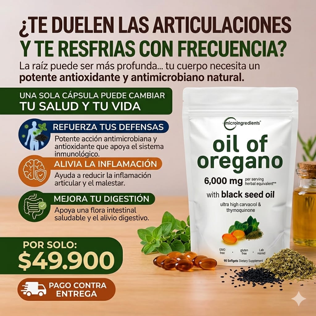 El.Bunker Facebook ad: Aceite de Orégano en Cápsulas