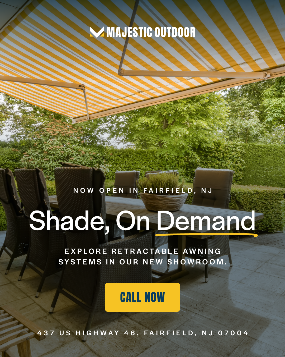 Majestic Outdoor Facebook ad from Apr 20, 2026
