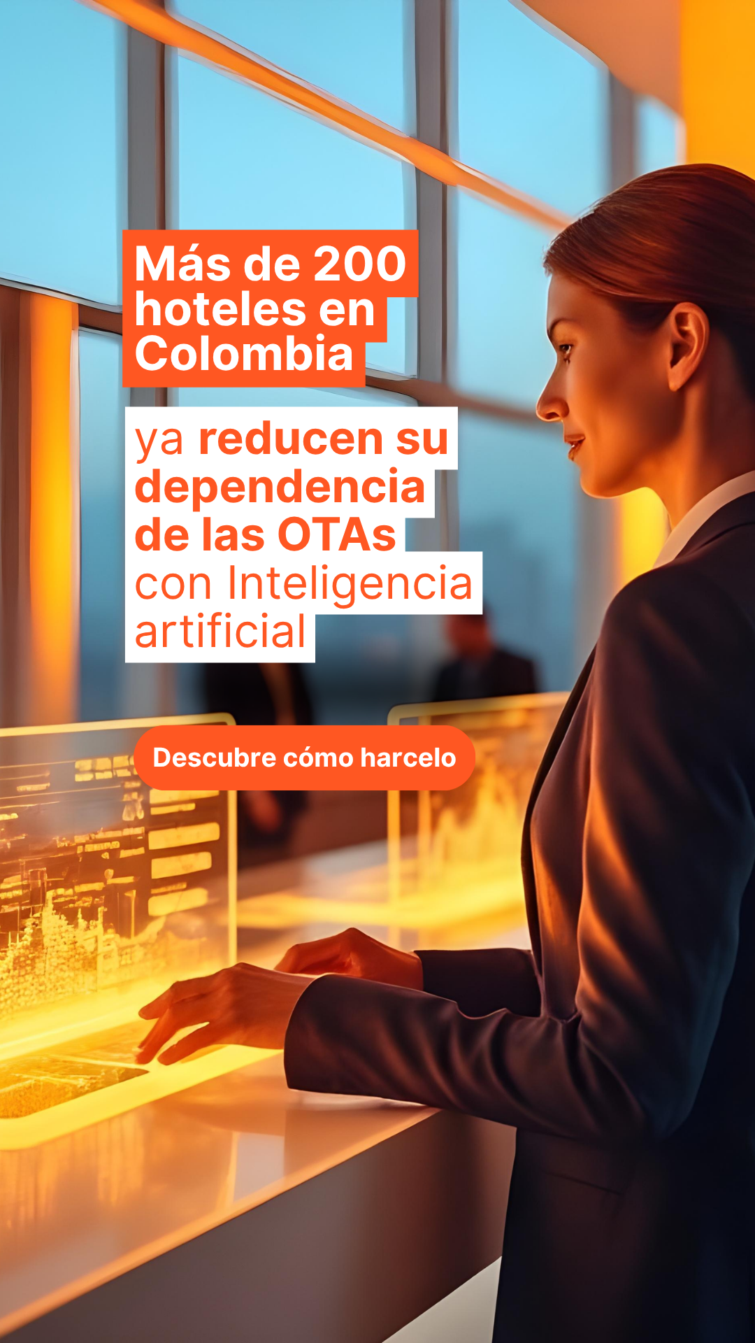 Asksuite AI Booking Assistant Facebook ad