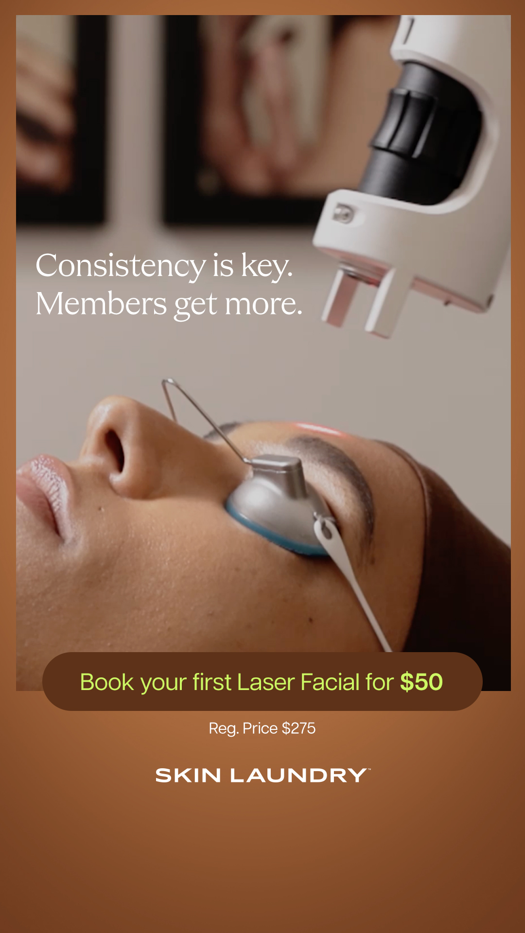 Skin Laundry Facebook ad