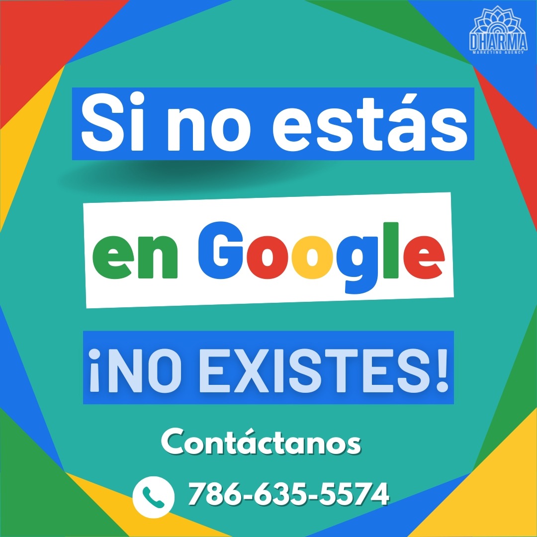 Dharma Digital Marketing Agency Facebook ad: Contáctenos Ahora!