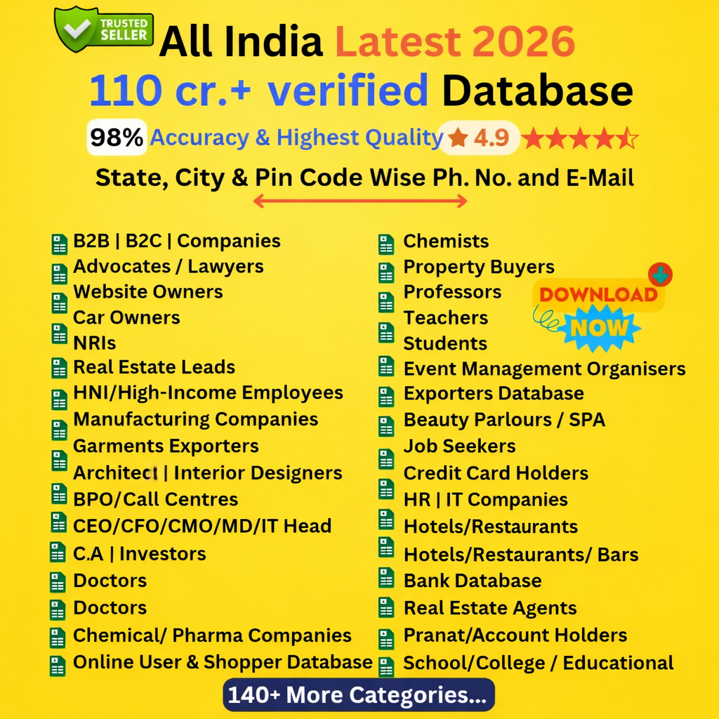 Mahiya Creations - Clients Facebook ad: Grow Your Business with 110Cr+ DATABASE (Generate…