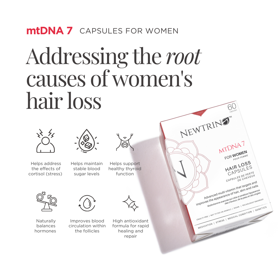 Newtrino Facebook ad: The ultimate hair loss supplement for women