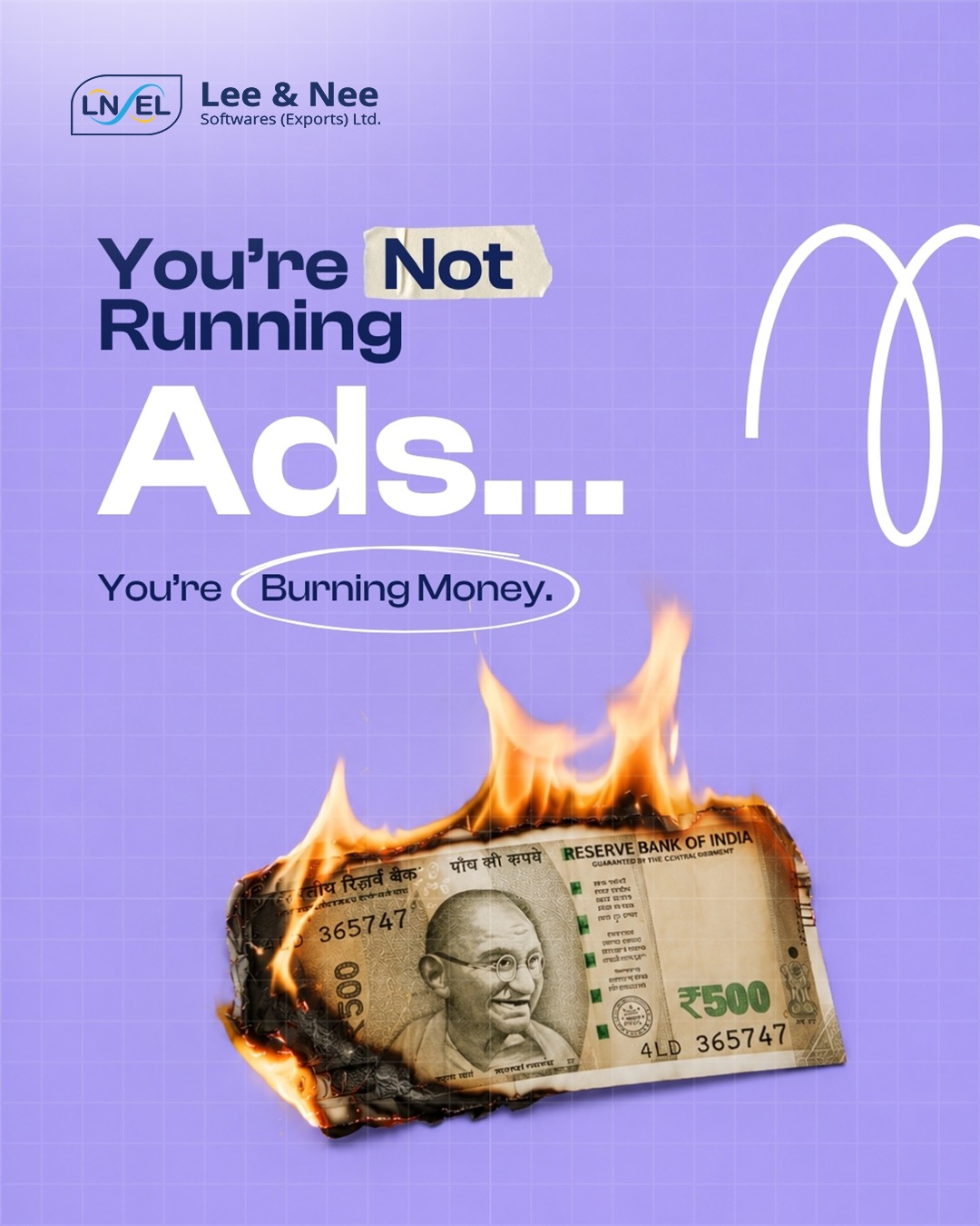 Lee & Nee Softwares (Exports) Ltd. Facebook ad: Running ads isn't enough.