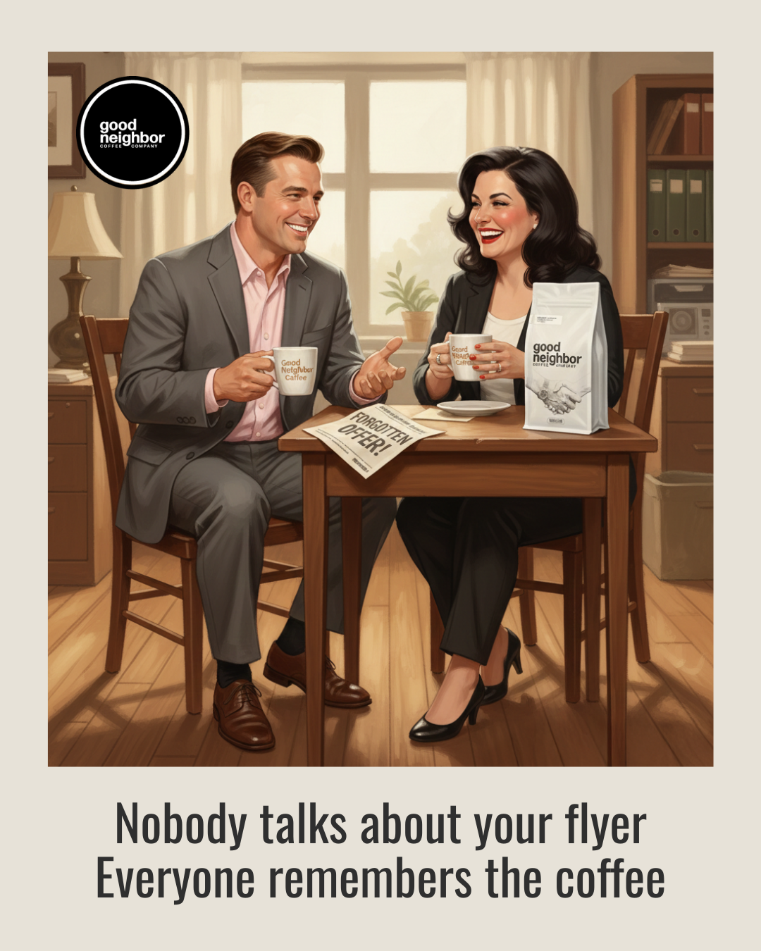 Good Neighbor Coffee Company Facebook ad