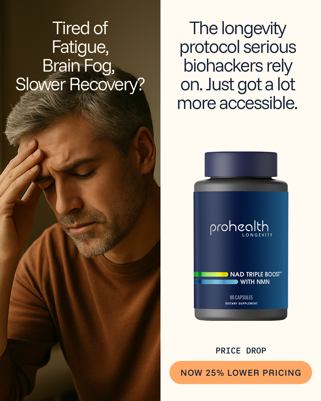ProHealth Longevity Facebook ad