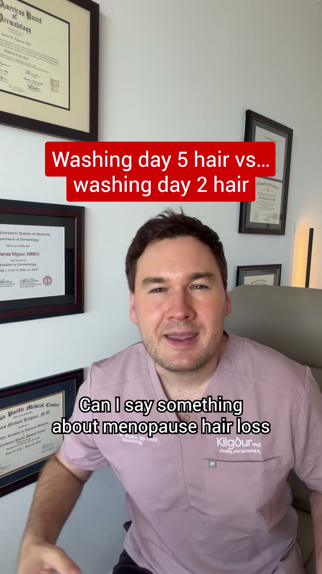 James Kilgour, MD Facebook ad: Six weeks and the shedding stops