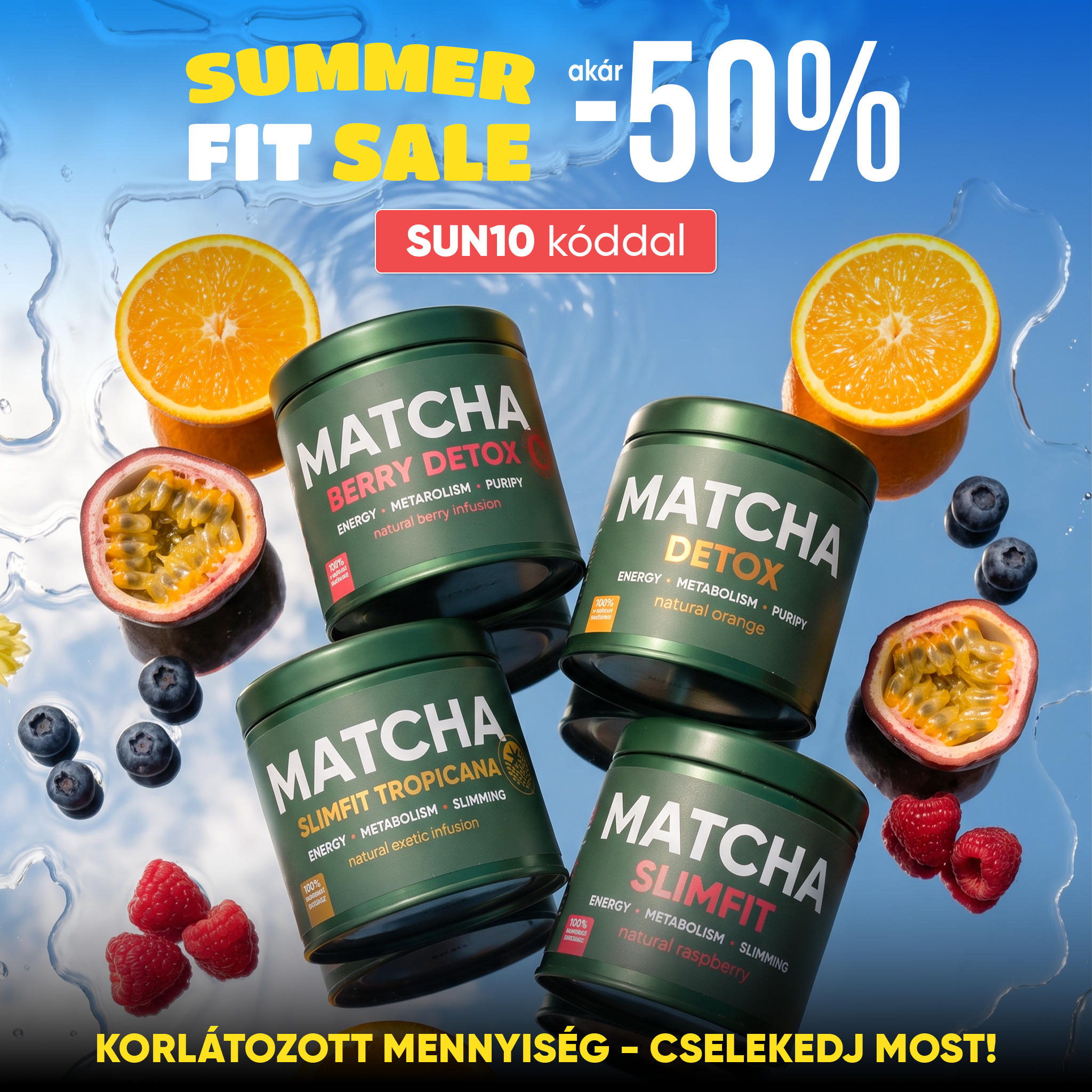 Healthy Habits Facebook ad: Használd a SUN10 kódot