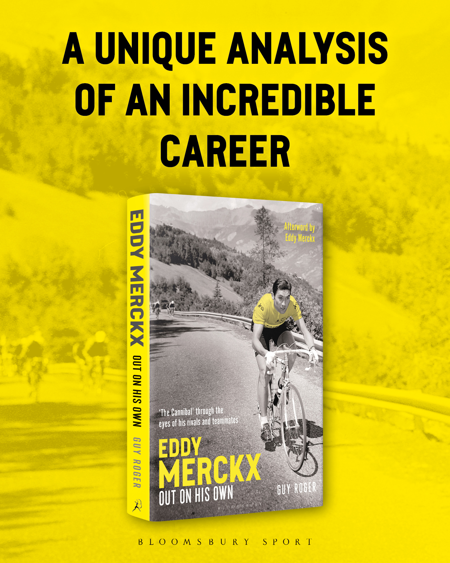 Bloomsbury Sport Facebook ad: Eddy Merckx, Out On His Own