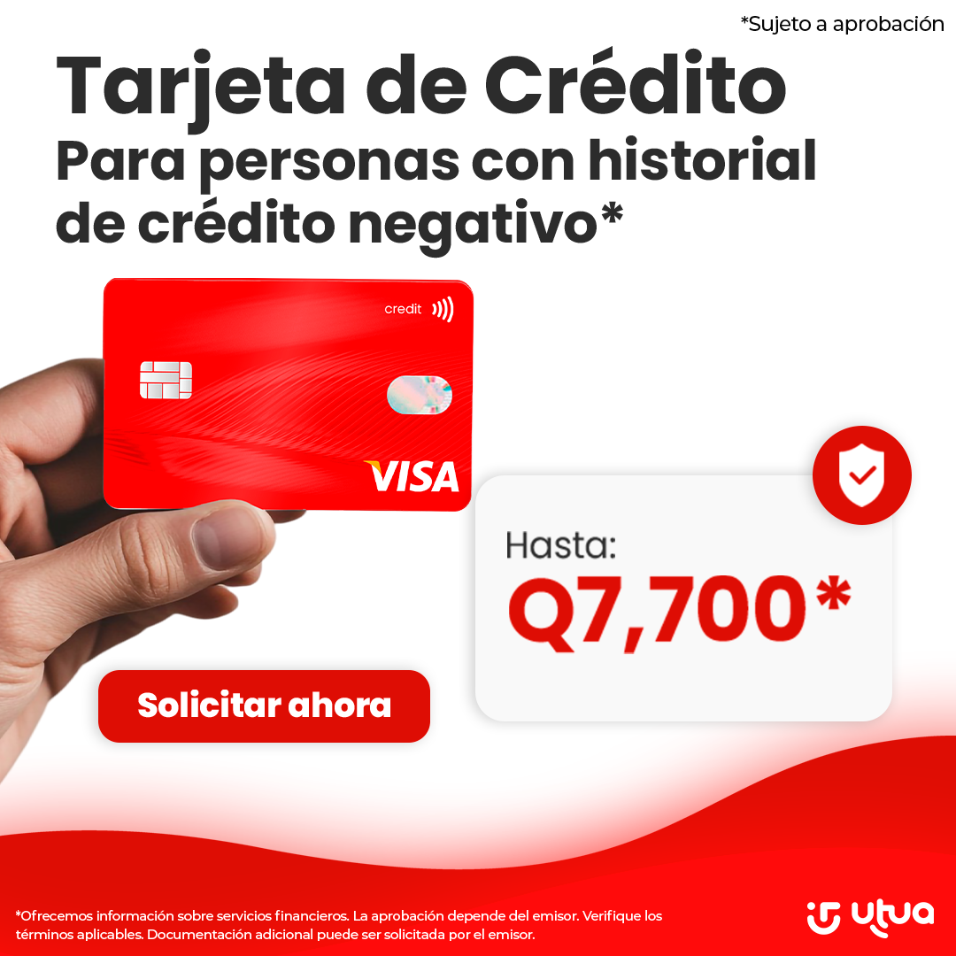 Las Mejores Tarjetas Guatemala Facebook ad: Elige tu Tarjeta | Utua