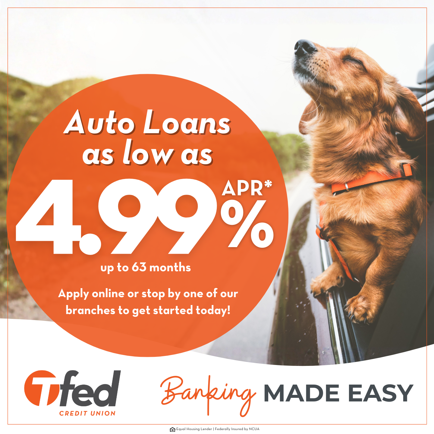 TFed - Taunton Federal Credit Union Facebook ad: Banking Made Easy!