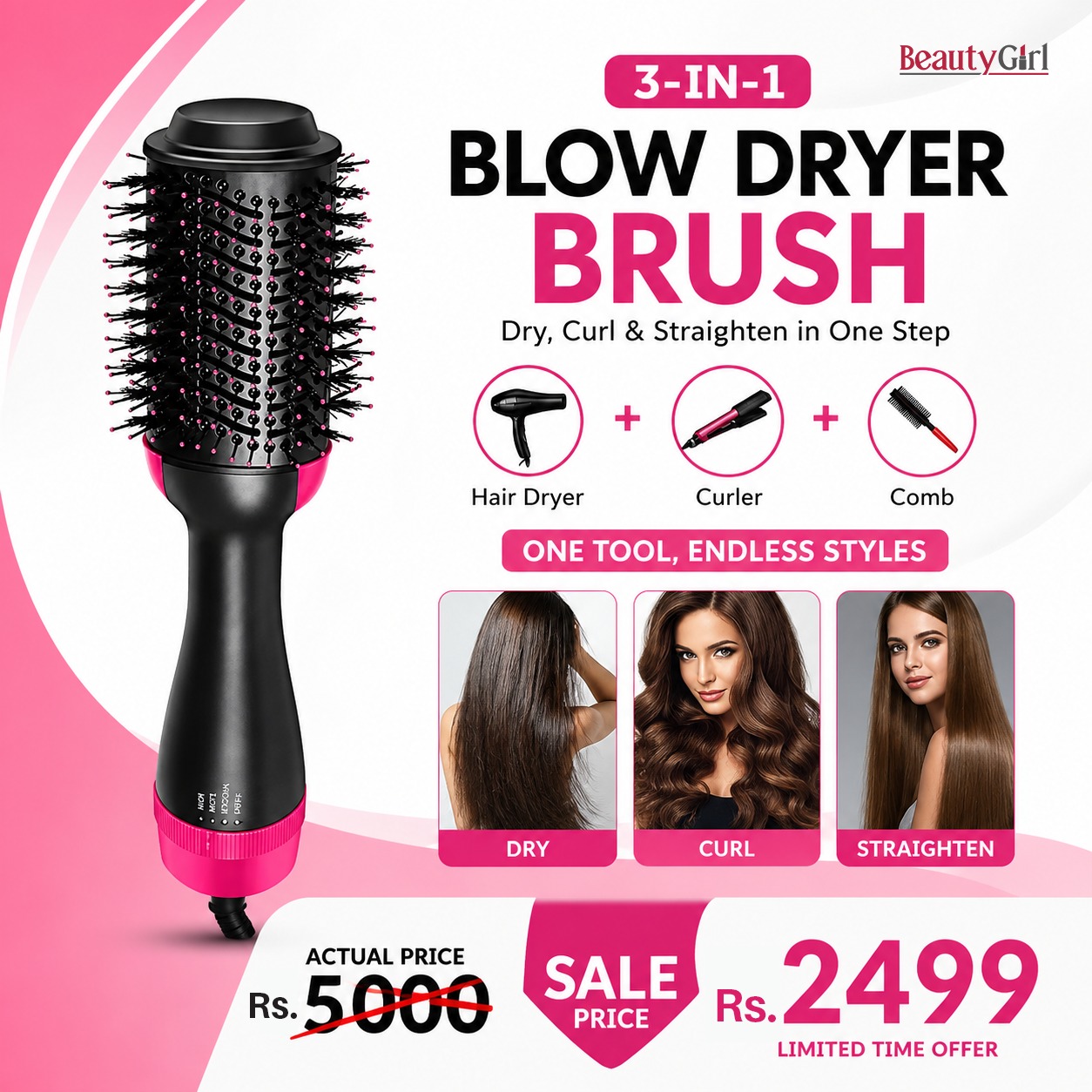 Beauty Girl Facebook ad