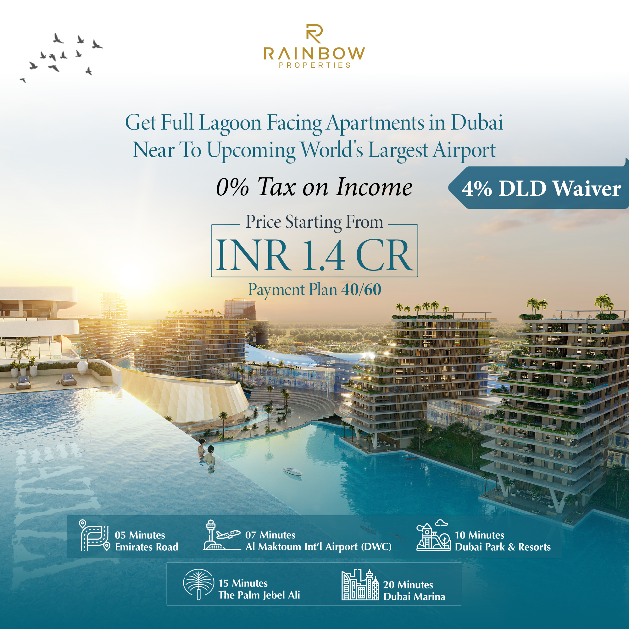 Rainbow Properties LLC-Dubai Facebook ad
