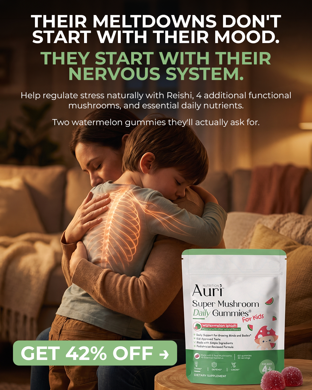 Auri Kids Facebook ad: Auri KIDS! You Asked. We Made It.