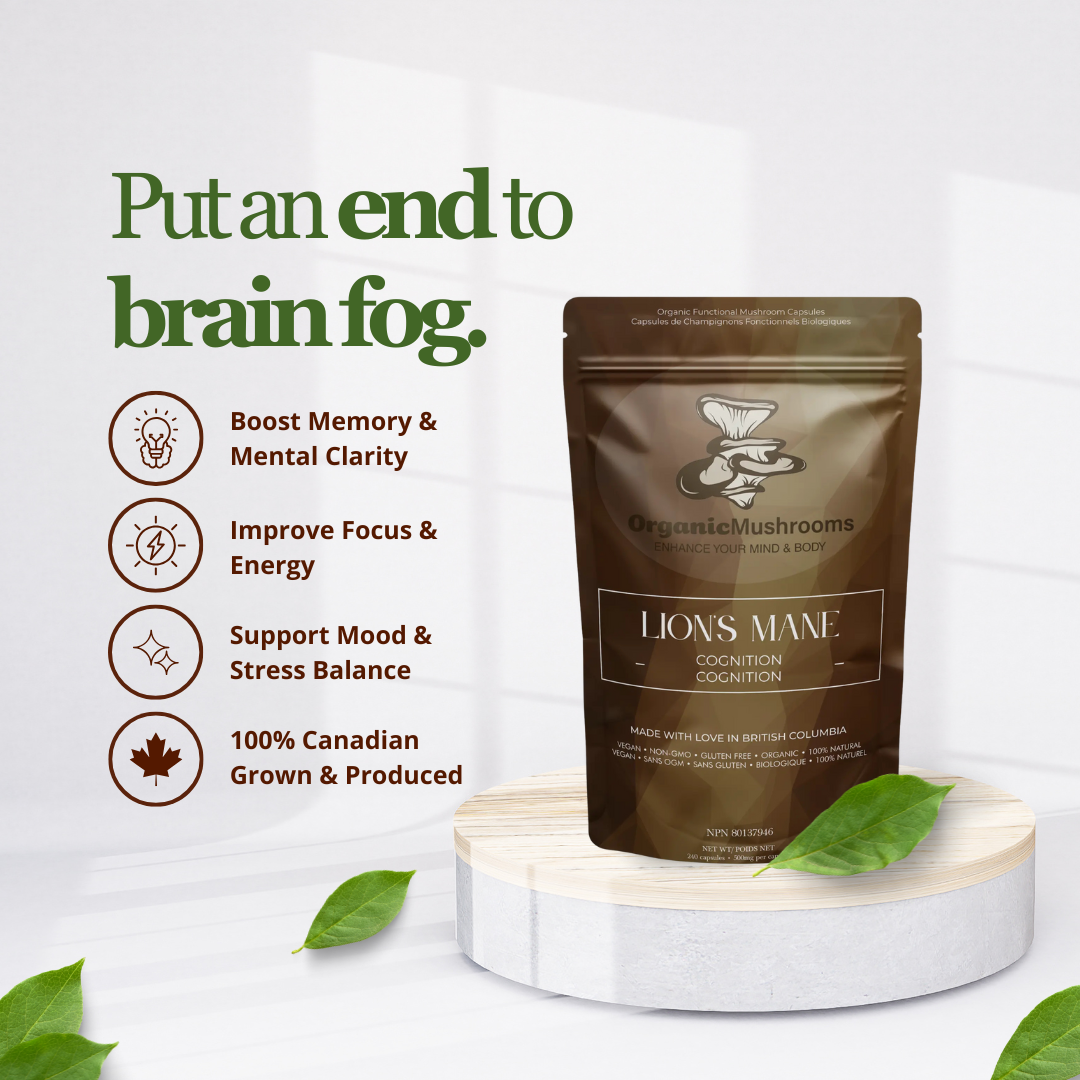 Organic Mushrooms Canada Facebook ad