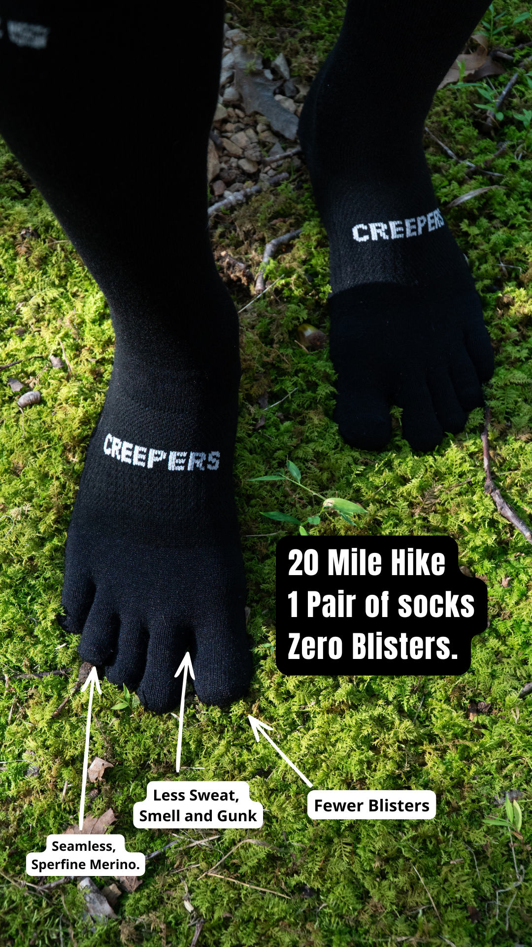 Creepers Socks Facebook ad from Aug 12, 2026