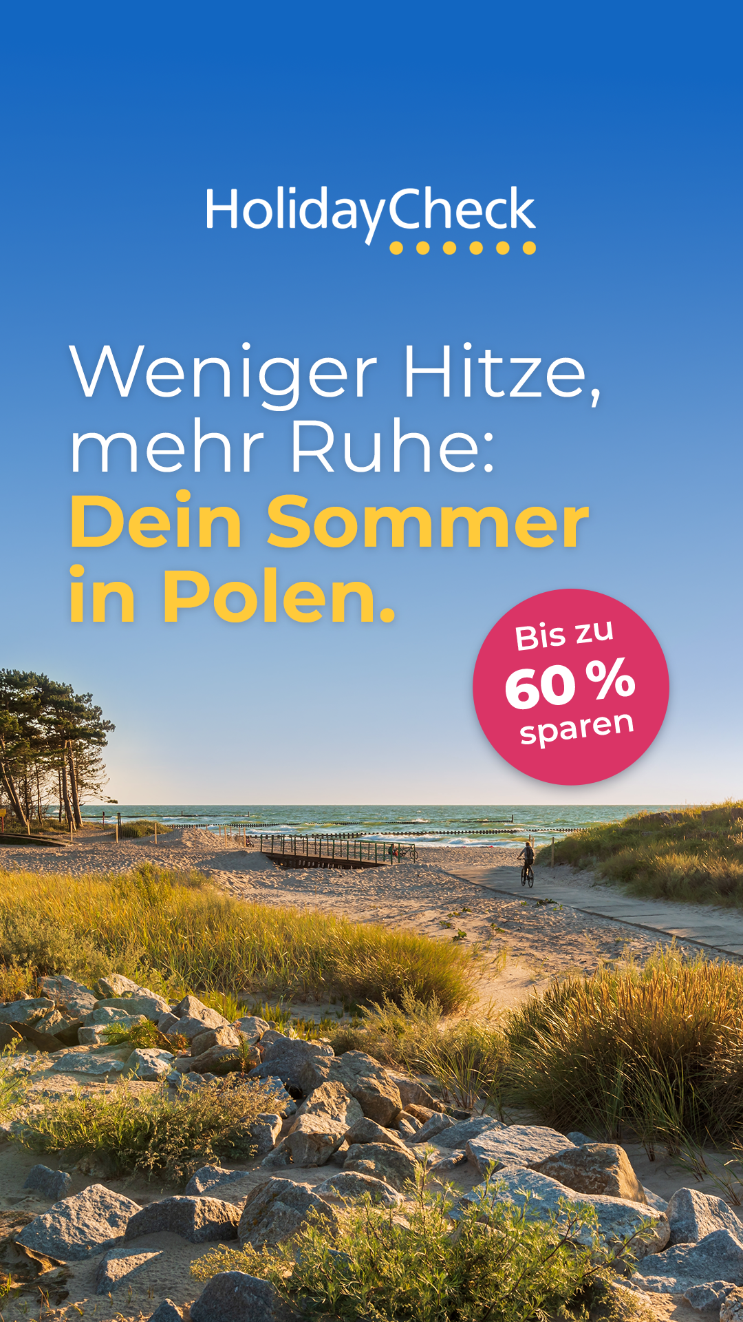 HolidayCheck Facebook ad