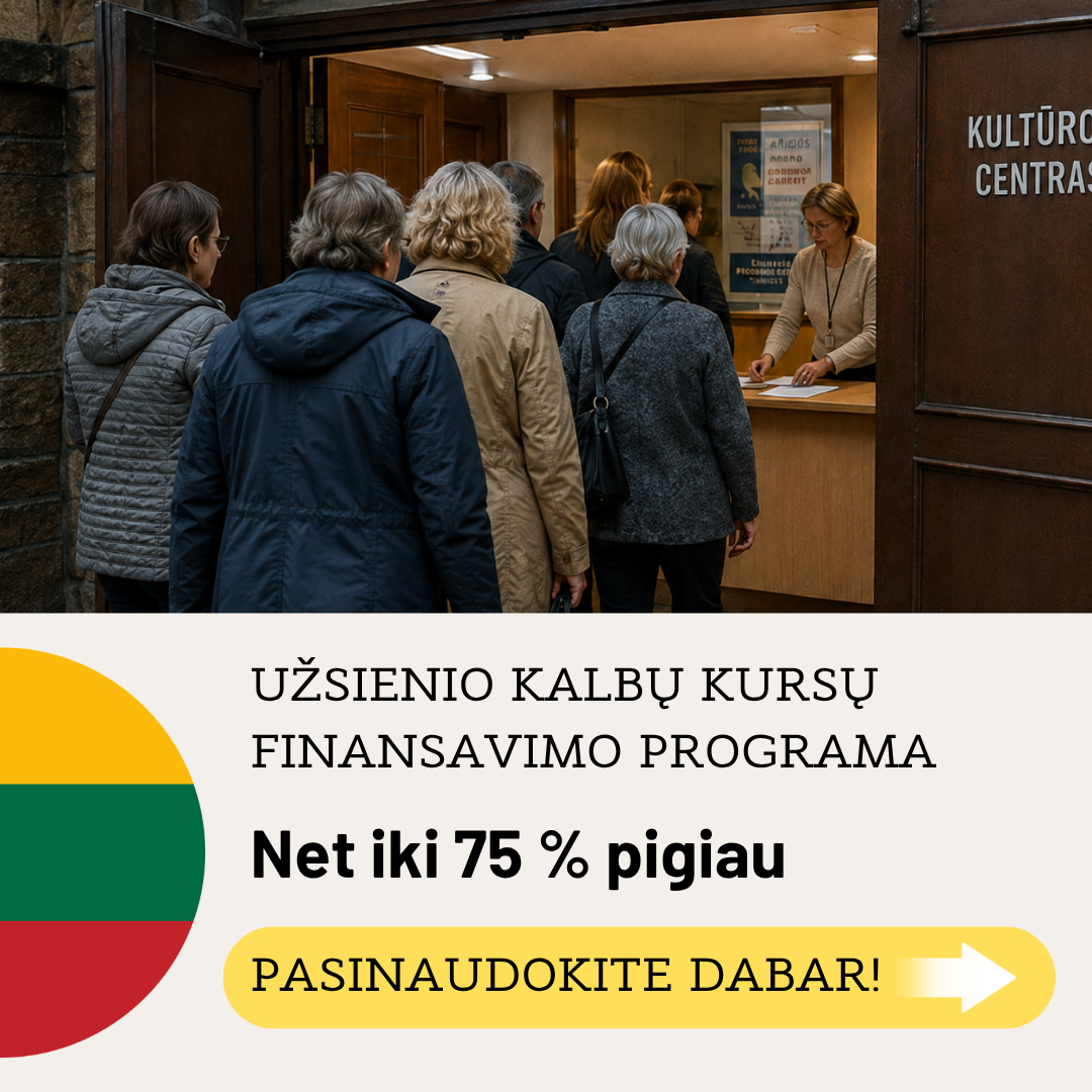 Užsienio kalbų ir tobulėjimo centras Facebook ad