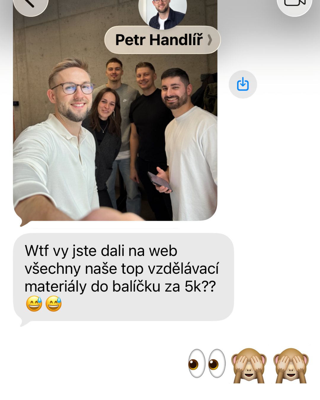 Handlíř. Facebook ad