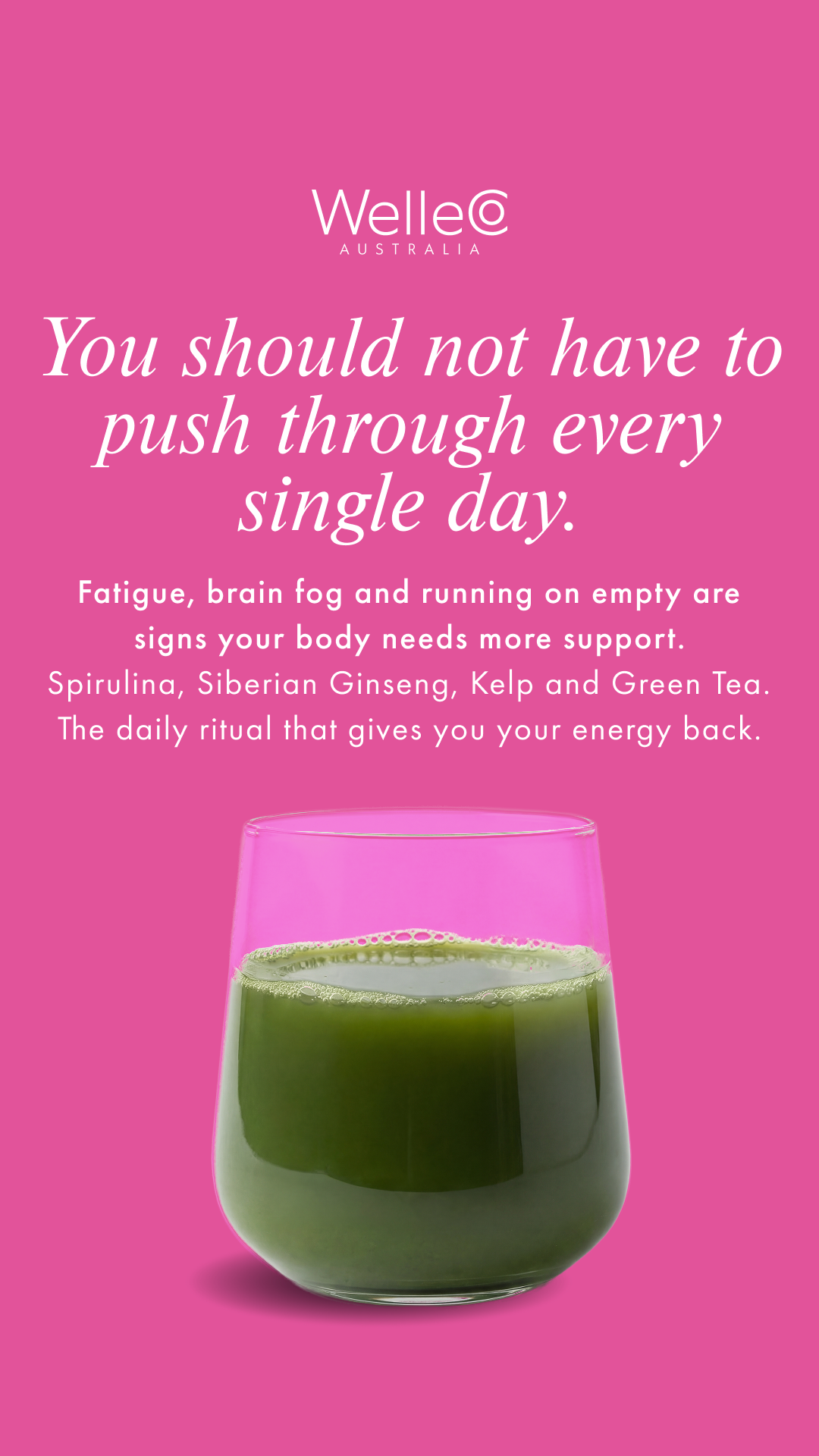 WelleCo Facebook ad