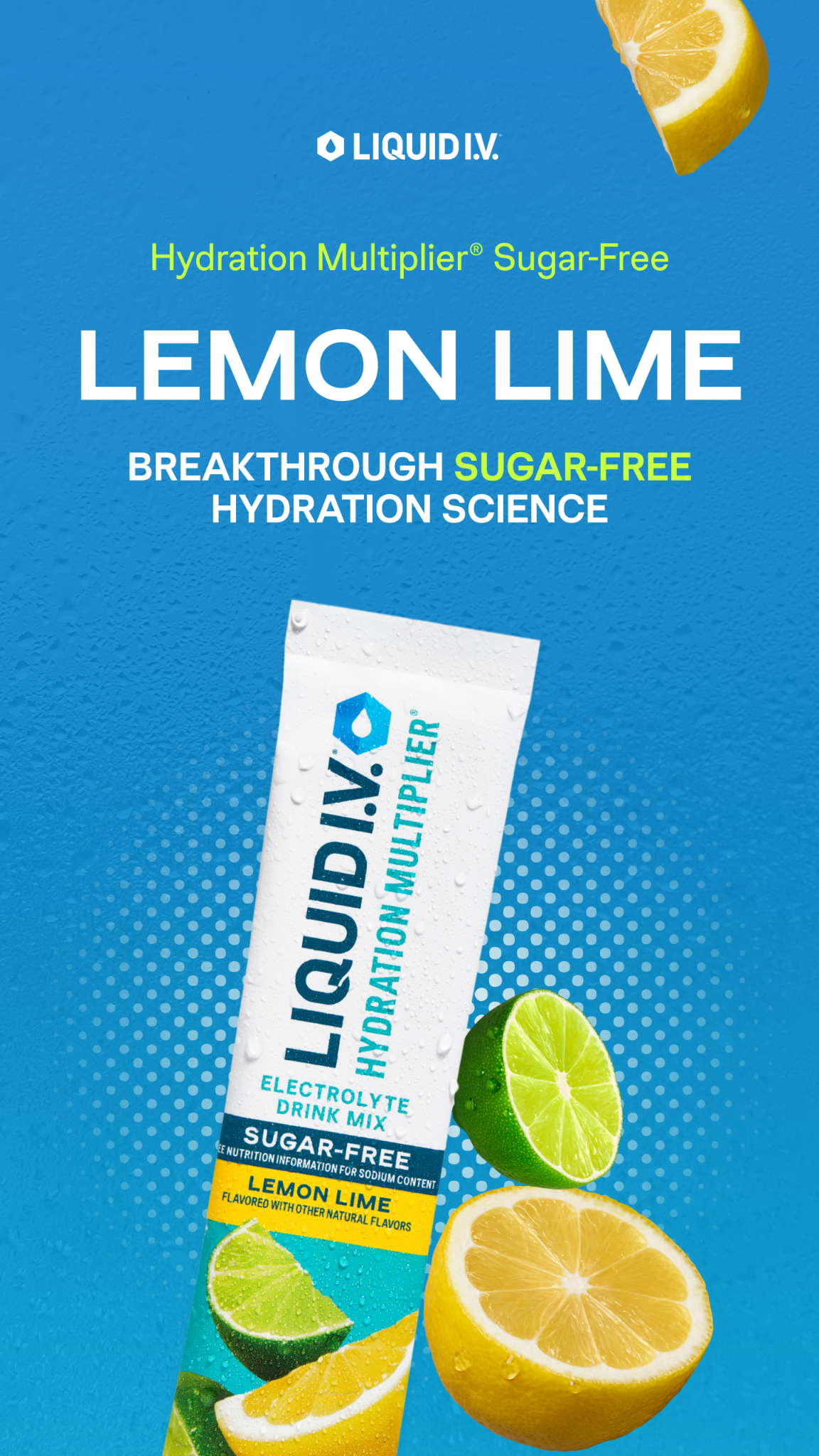 Liquid I.V. Facebook ad: Zero Sugar, Clinically Proven
