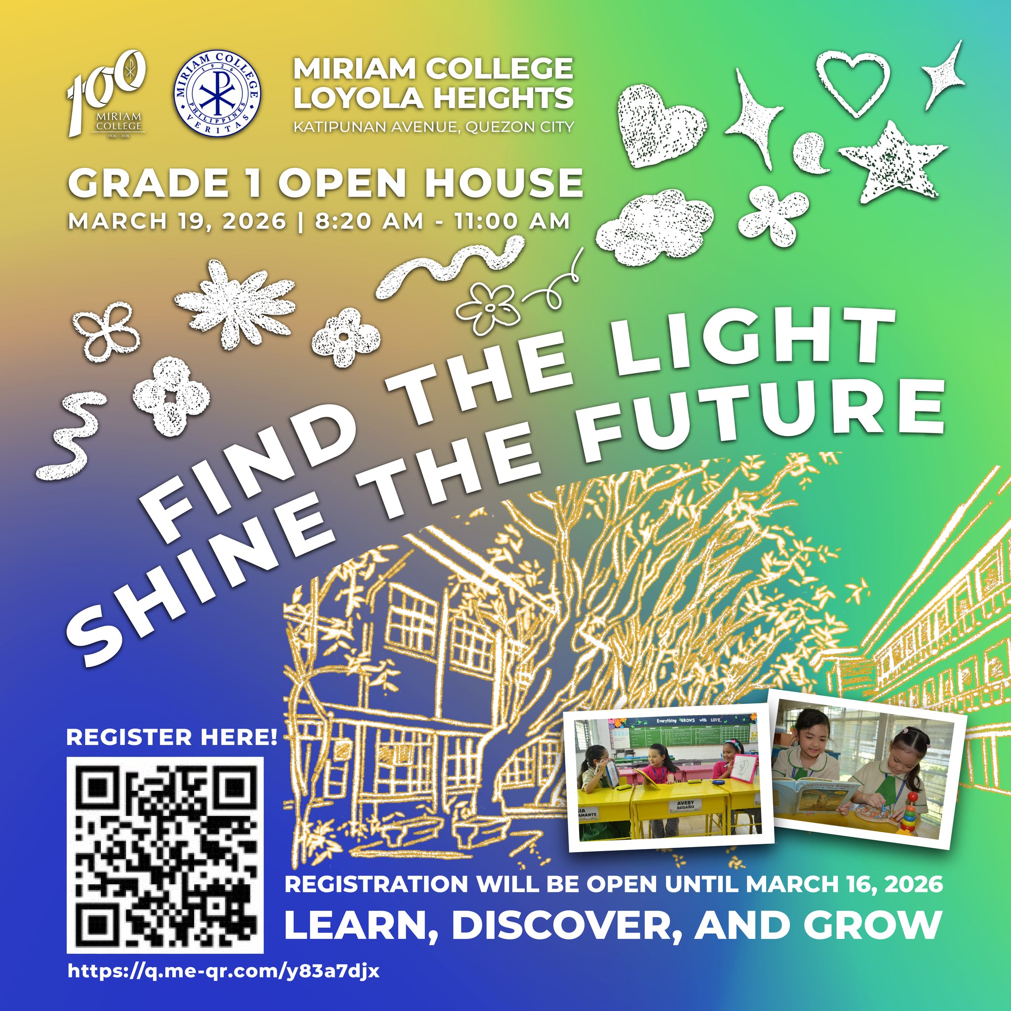 Miriam College (formerly Maryknoll) Facebook ad: We’re excited to welcome all to our Find…