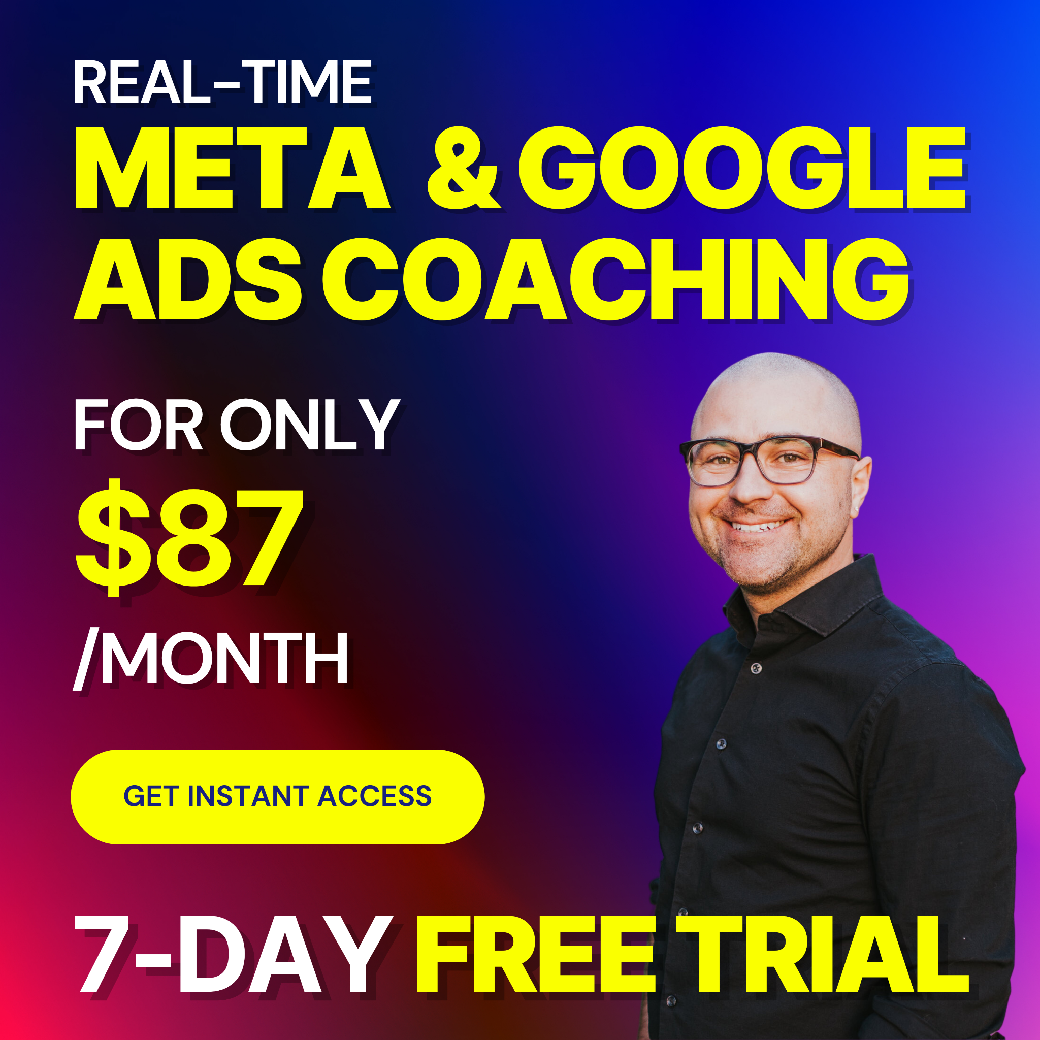 Wynbrooke Creative Facebook ad: Learn Meta & Google Ads From A $100k/Day Ad Buyer