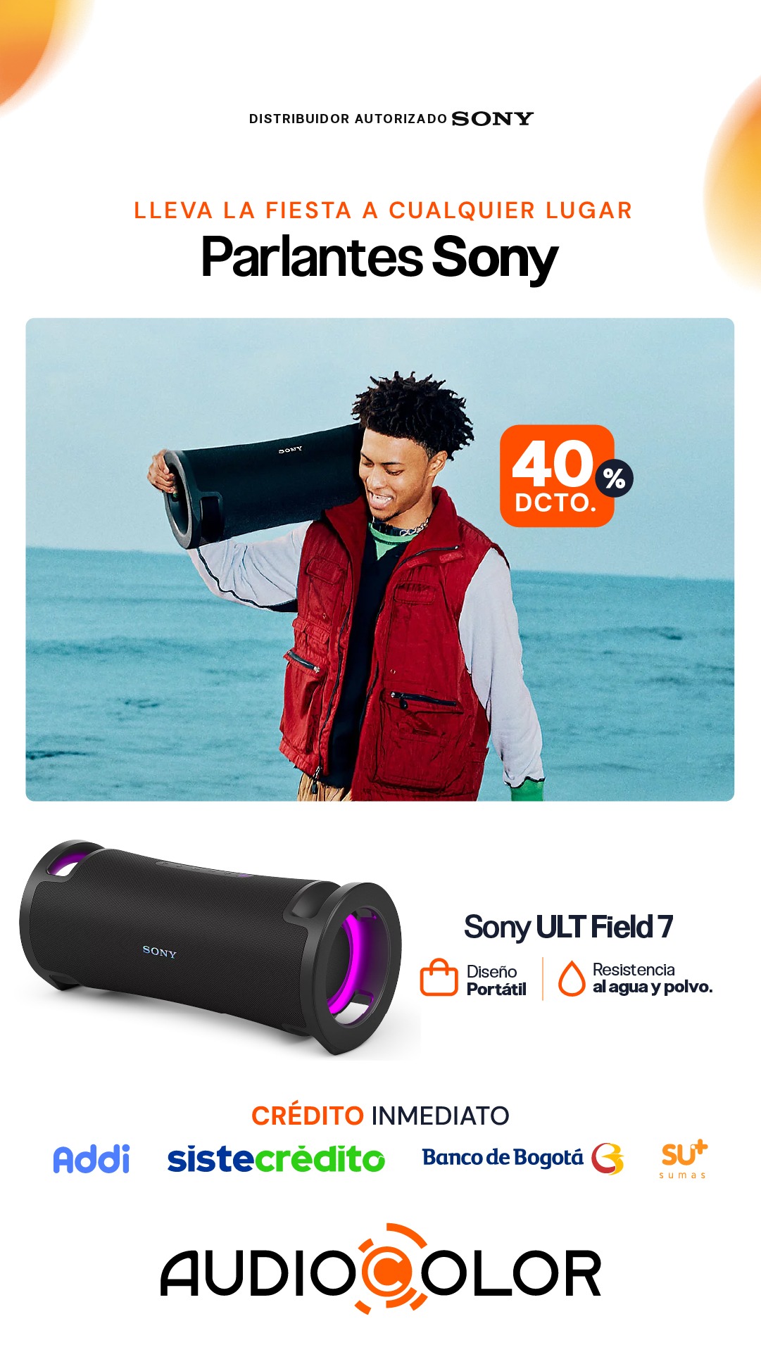 AUDIO COLOR Facebook ad from Aug 11, 2026