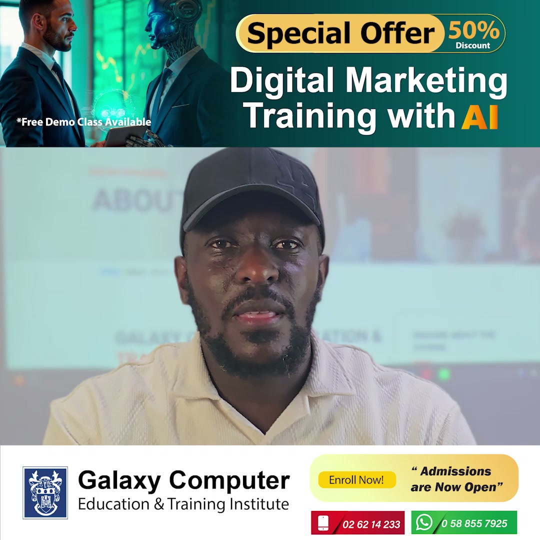 Galaxy Computer Education Abu Dhabi Facebook ad: AI Digital Marketing Course in Abu Dhabi