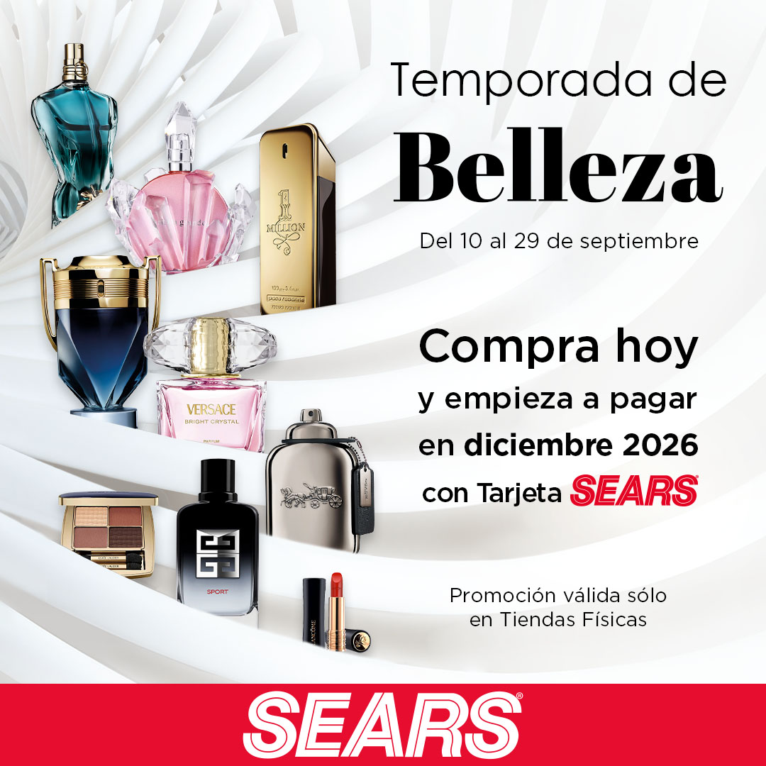 Sears México Facebook ad: ¡Solo en tienda física!