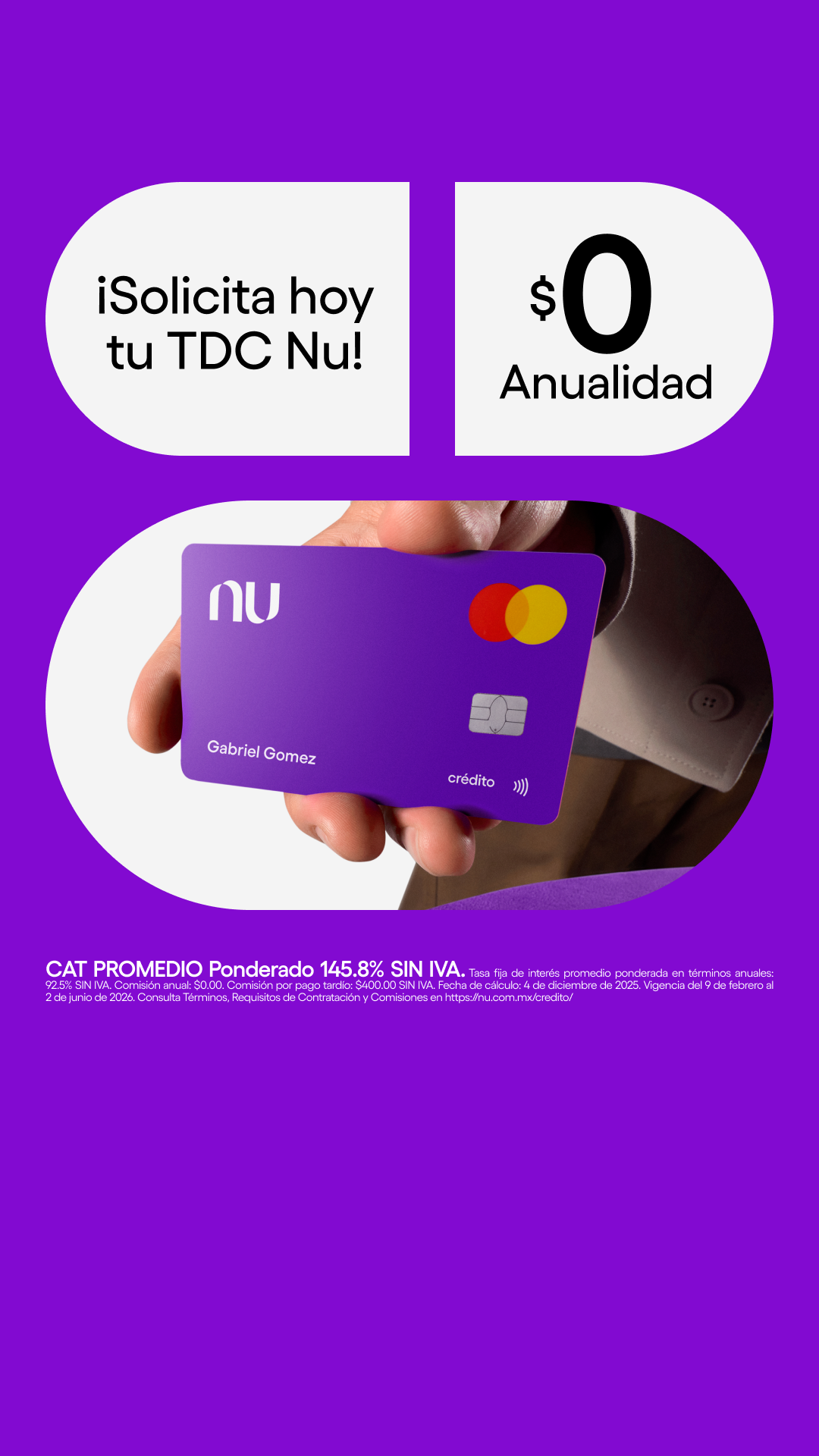 Nu México Facebook ad