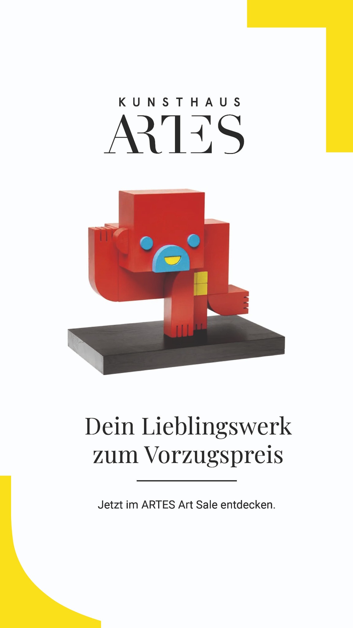 Kunsthaus ARTES Facebook ad from Jul 15, 2026