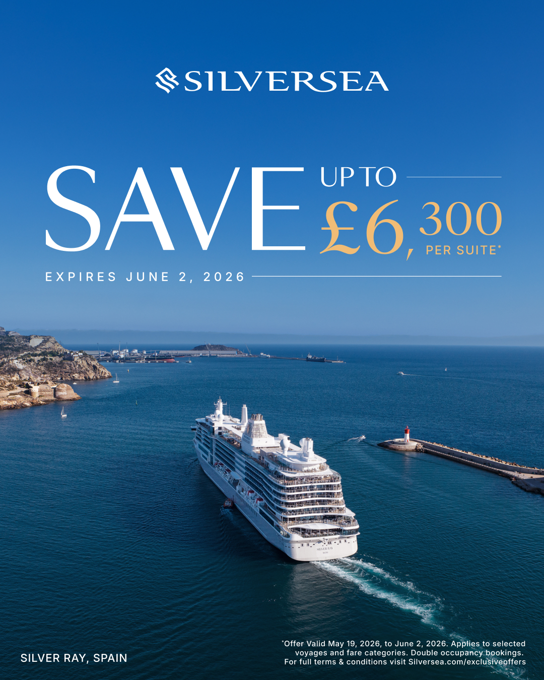 Silversea Facebook ad