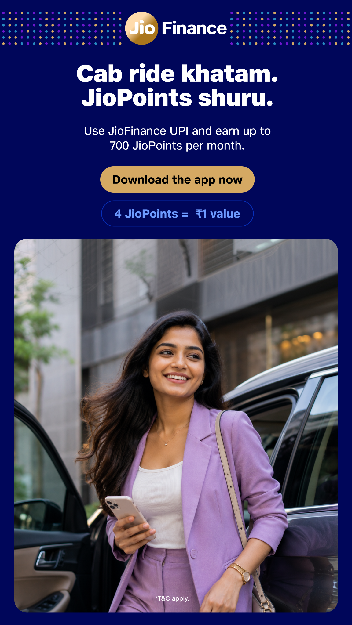JioFinance Facebook ad