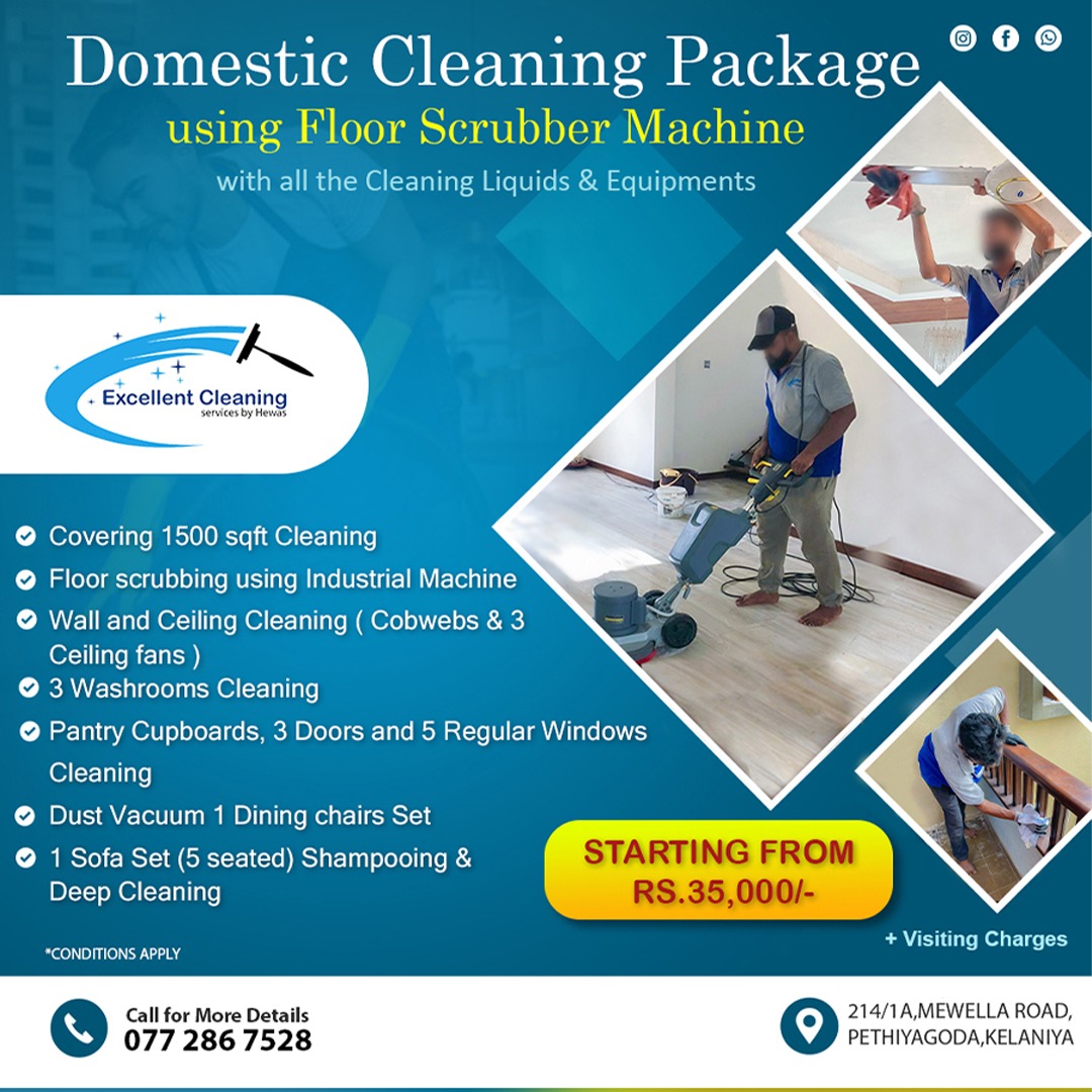 Excellent Cleaning by Hewas Facebook ad: ๐๐จ๐ฆ๐๐ฌ๐ญ๐ข๐ ๐๐ฅ๐๐๐ง๐ข๐ง๐