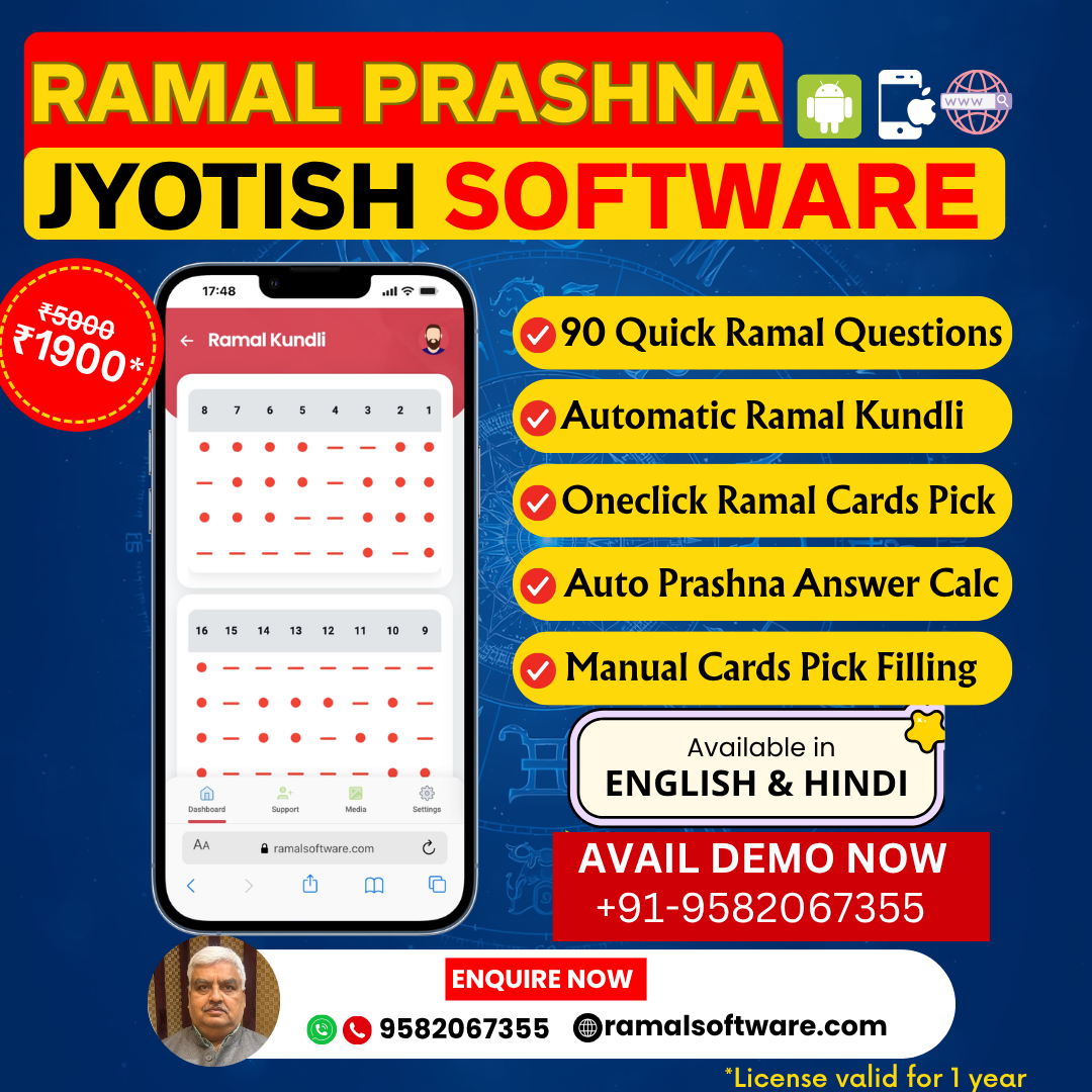 Reyansh Vastu And Numerology Software Facebook ad: Ramal Prashna Jyotish Software