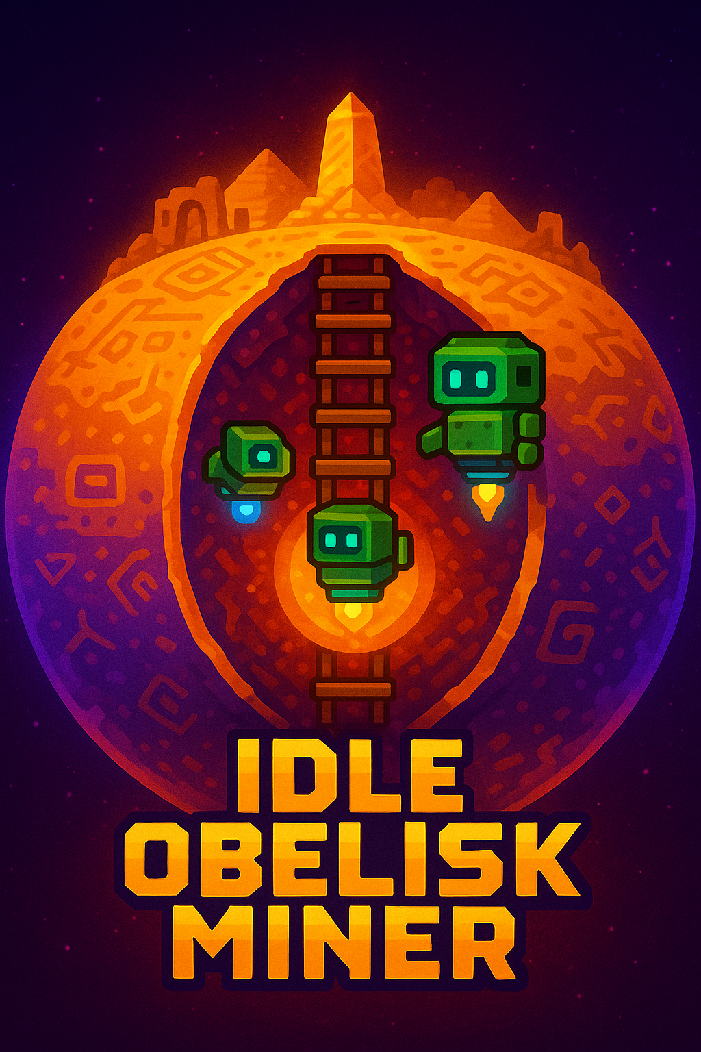 Idle Obelisk Miner Facebook ad: Mine & Craft